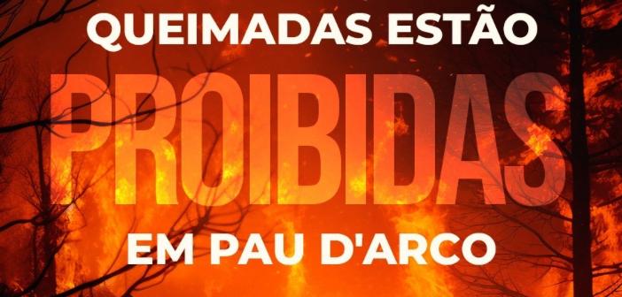 ATENÇÃO, POPULAÇÃO DE PAU D’ARCO!